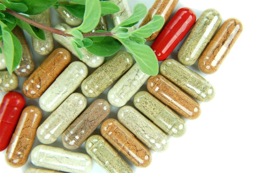 capsules for the treatment of pathological secretions during excitement